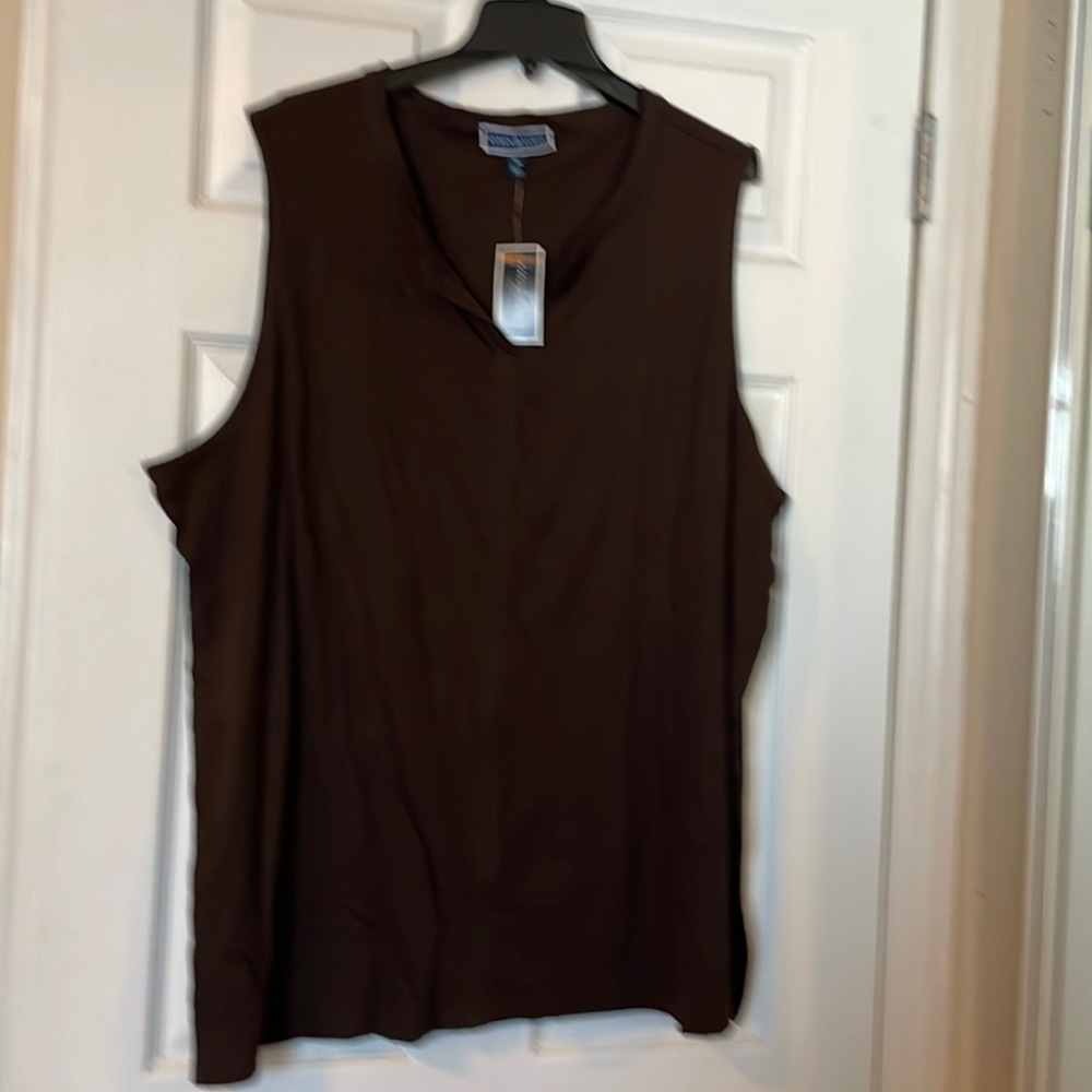 NWT 3X Karen Scott sleeveless Women’s shirt
